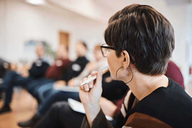 Teilnehmer eines Seminars