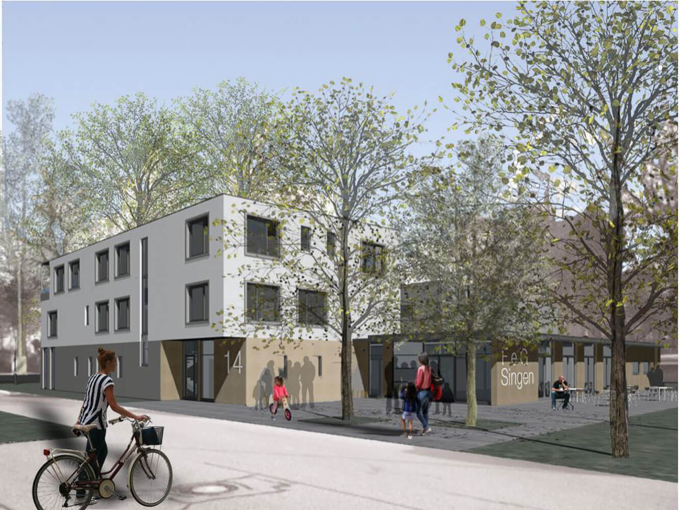 Entwurf Gemeindezentrum FeG Singen