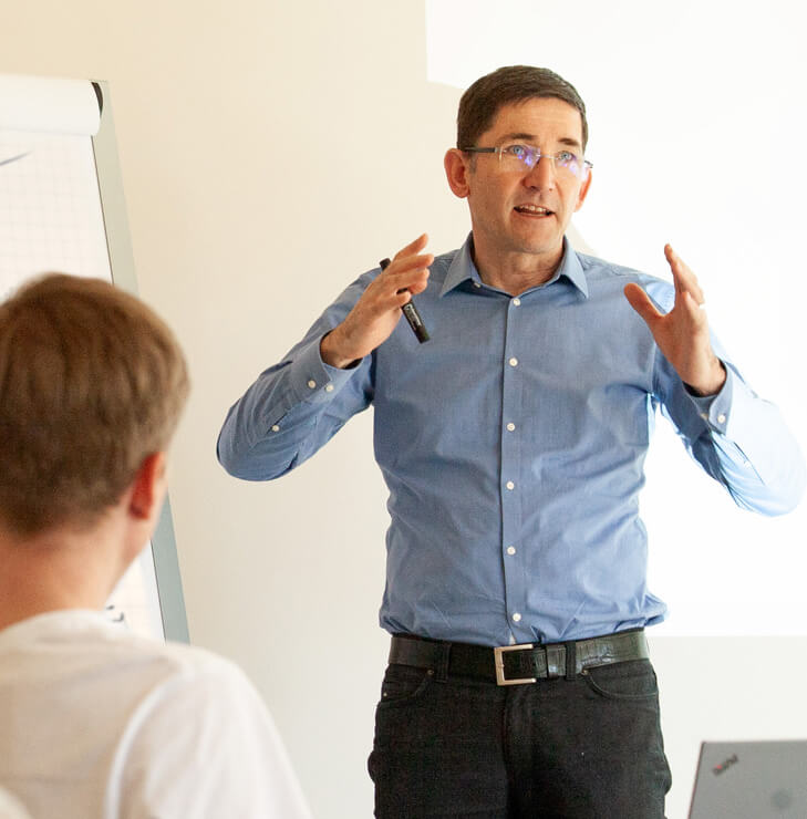Gerhard Hab im Vortrag